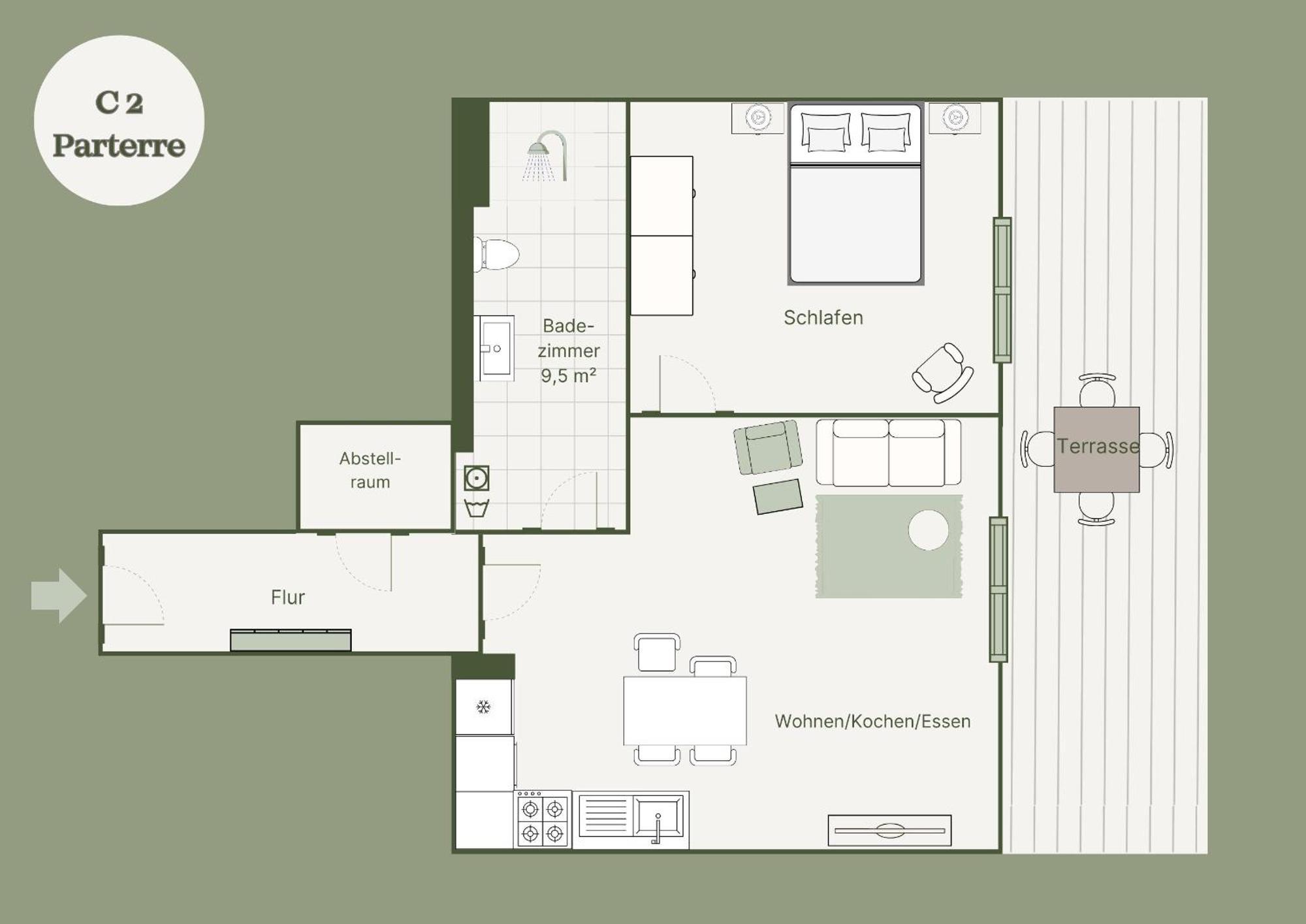 Apartment C 2 "Pine Hill Resort" Zirchow Eksteriør bilde